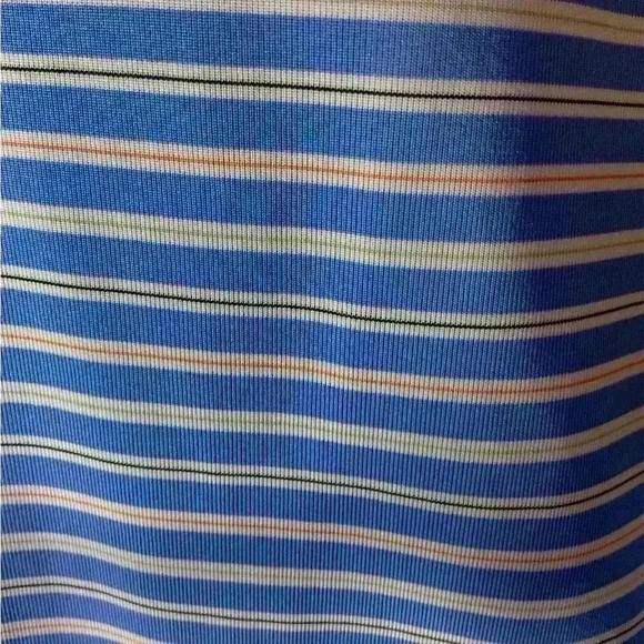 Lone Cypress by Pebble Polo Shirt Men’s Size Medium Button Front Stripe Top - Picture 5 of 8